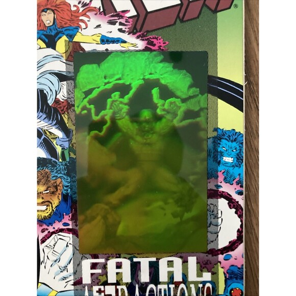 Uncanny X-Men No. 300, 303-4 (with Cover Hologram & Card) Marvel Comics (1993) - Picture 7 of 8